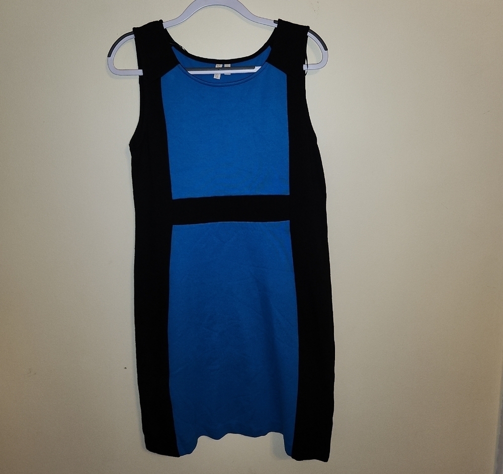 Madison Blue and Black Dress